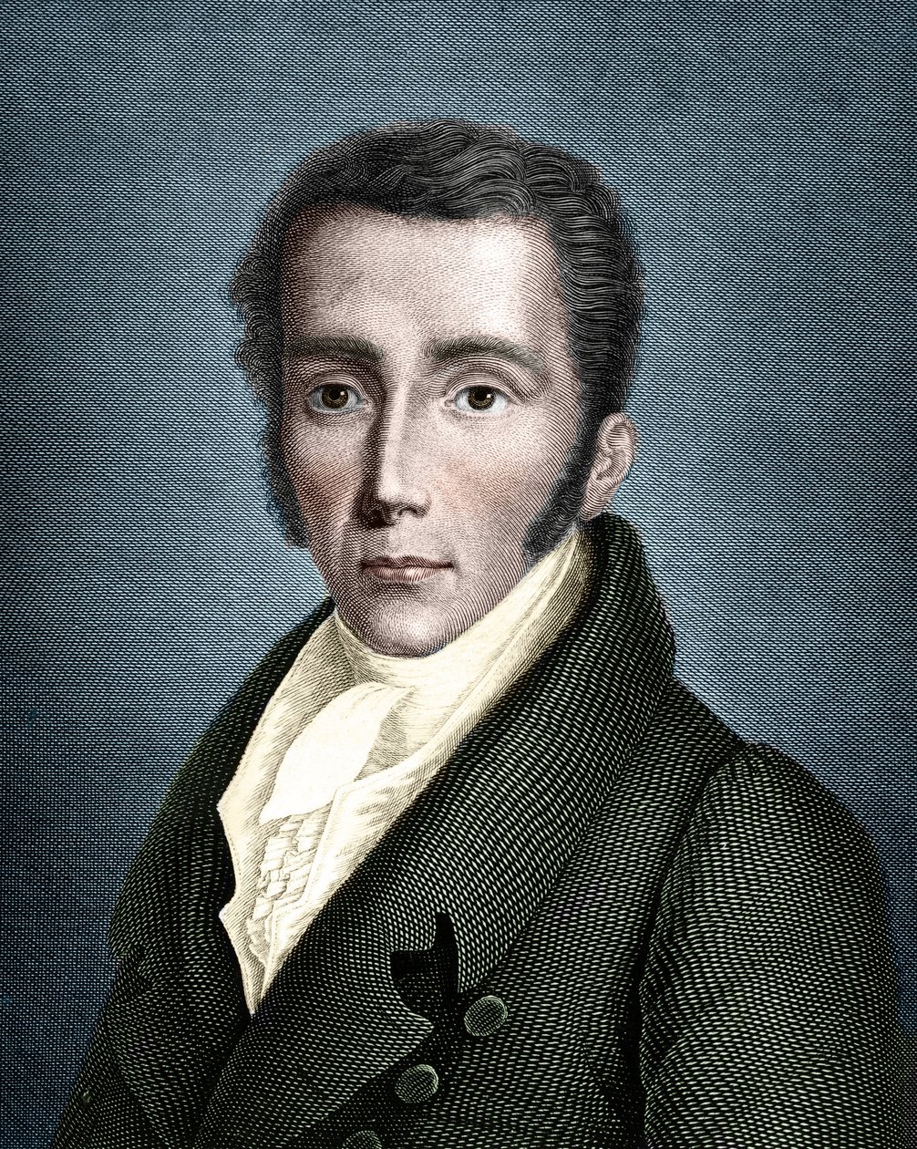 Ritratto di Joseph von Fraunhofer (1787-1826) ottico e fisico tedesco, fondatore della spettroscopia da Unknown artist