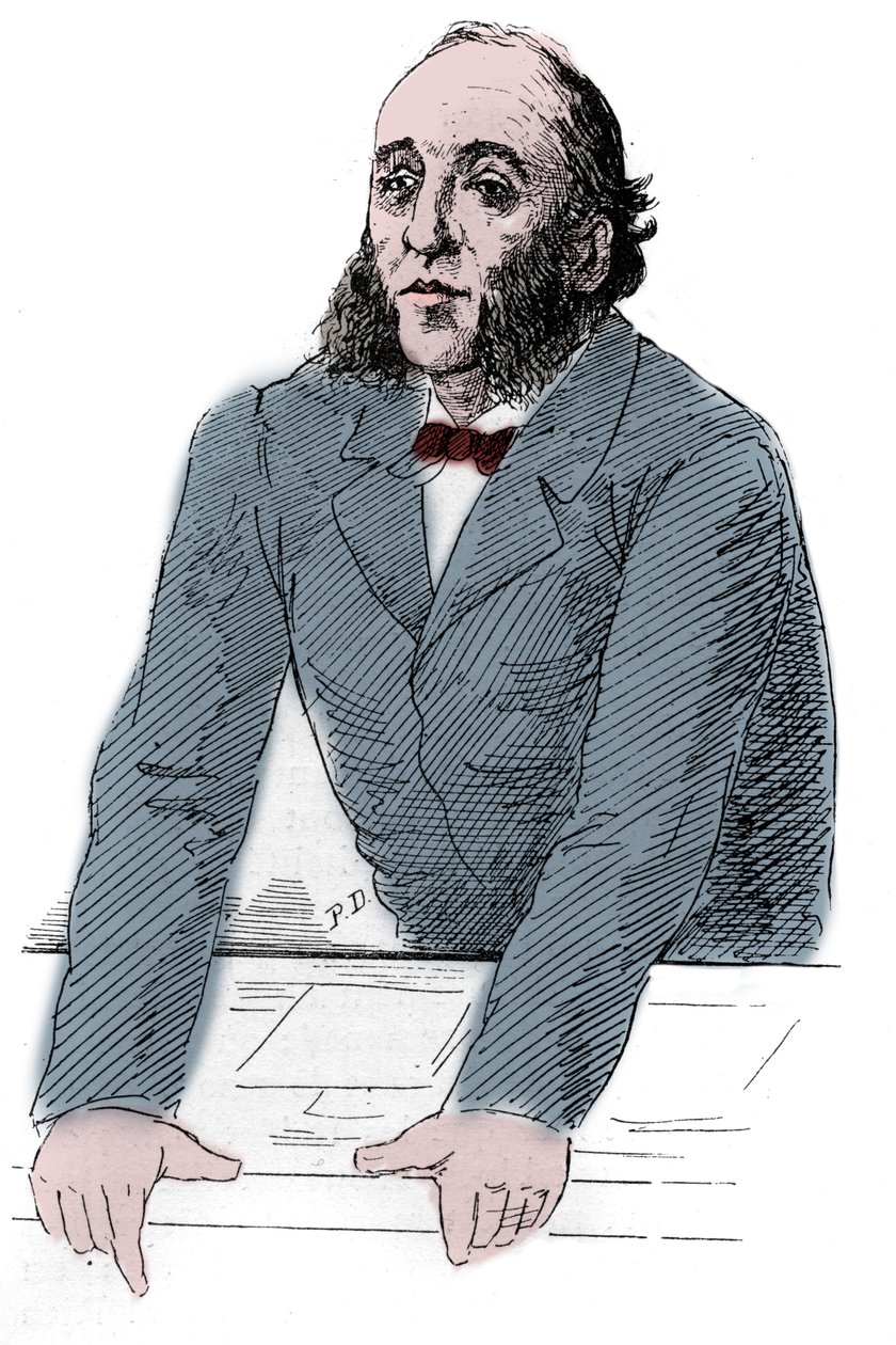 Ritratto di Jules Ferry (1832-1893), politico francese. Incisione in "Le Monde Illustré" da Unknown artist