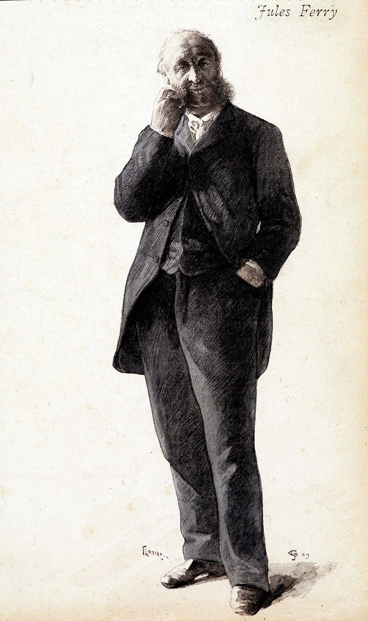 Ritratto di Jules Ferry, circa 1880 da Unknown artist
