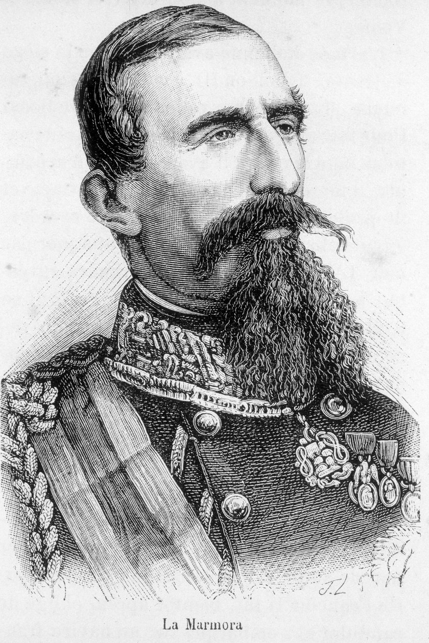 Ritratto di Alfonso Ferrero, Cavaliere La Marmora, Presidente del Consiglio del Regno d