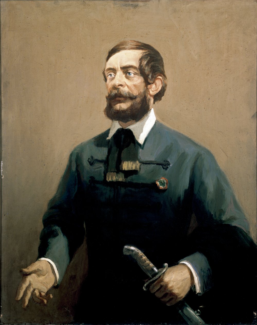 Ritratto di Lajos Kossuth, statista e rivoluzionario ungherese, 1870 circa (dipinto) da Unknown Artist