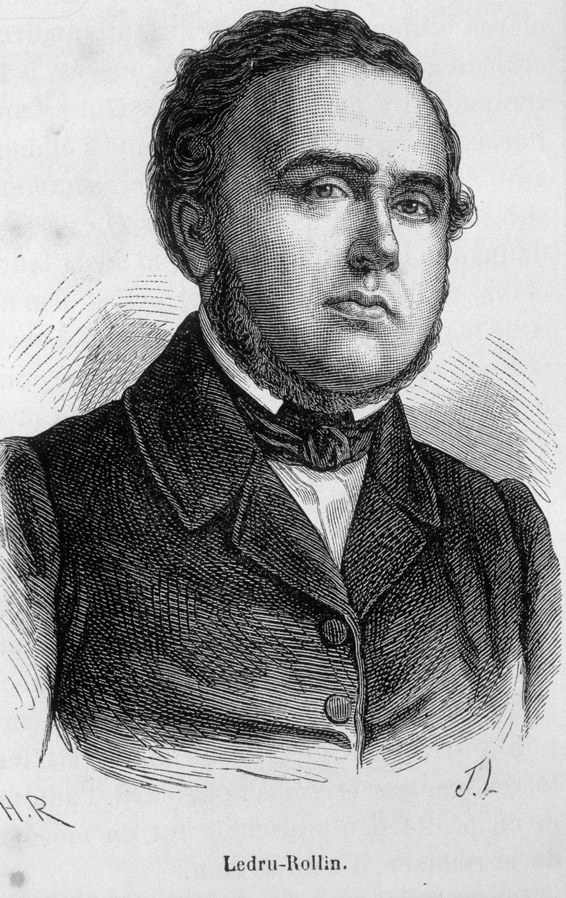 Ritratto di Ledru Rollin (Ledru-Rollin), politico francese (1807 - 1874) da Unknown artist