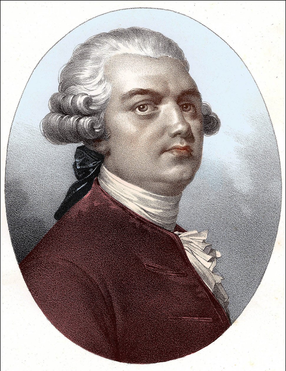 Ritratto di Lekain (Henri Louis Cain) (1729-1778) da Unknown artist