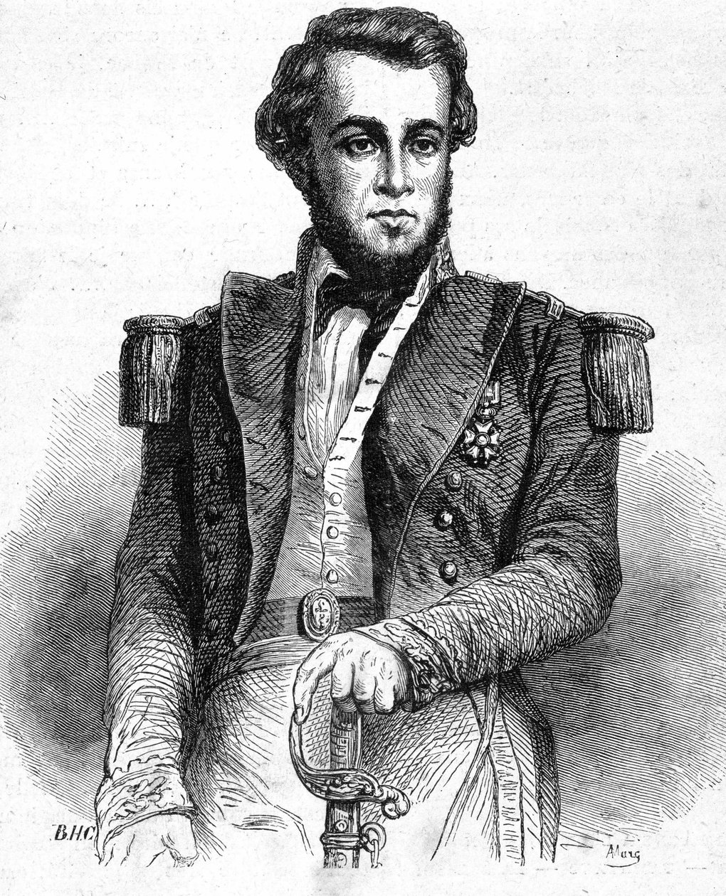 Ritratto del tenente Bellot (1826-1853) - in 
