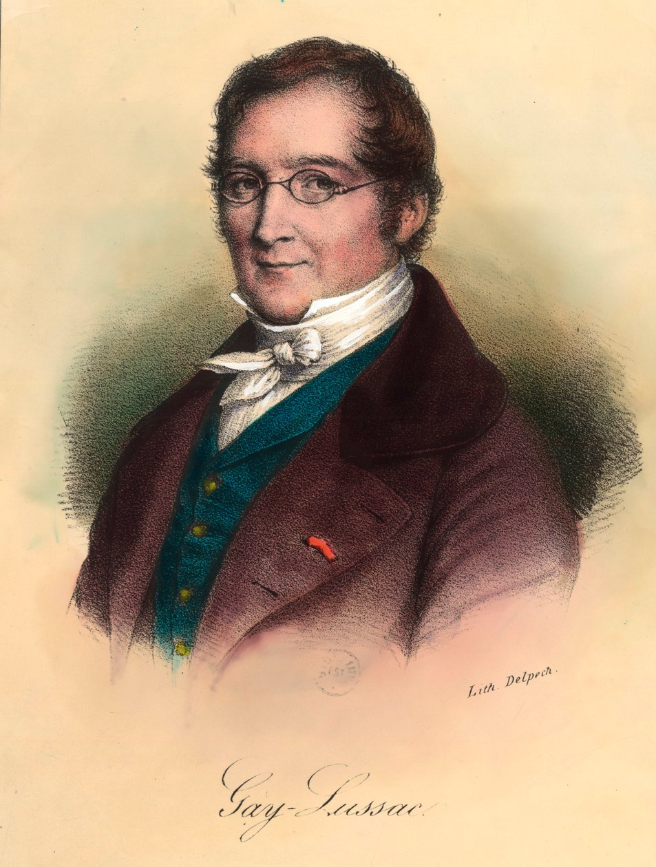 Ritratto di Louis-Joseph Gay-Lussac (1778 - 1850), chimico e fisico francese da Unknown artist