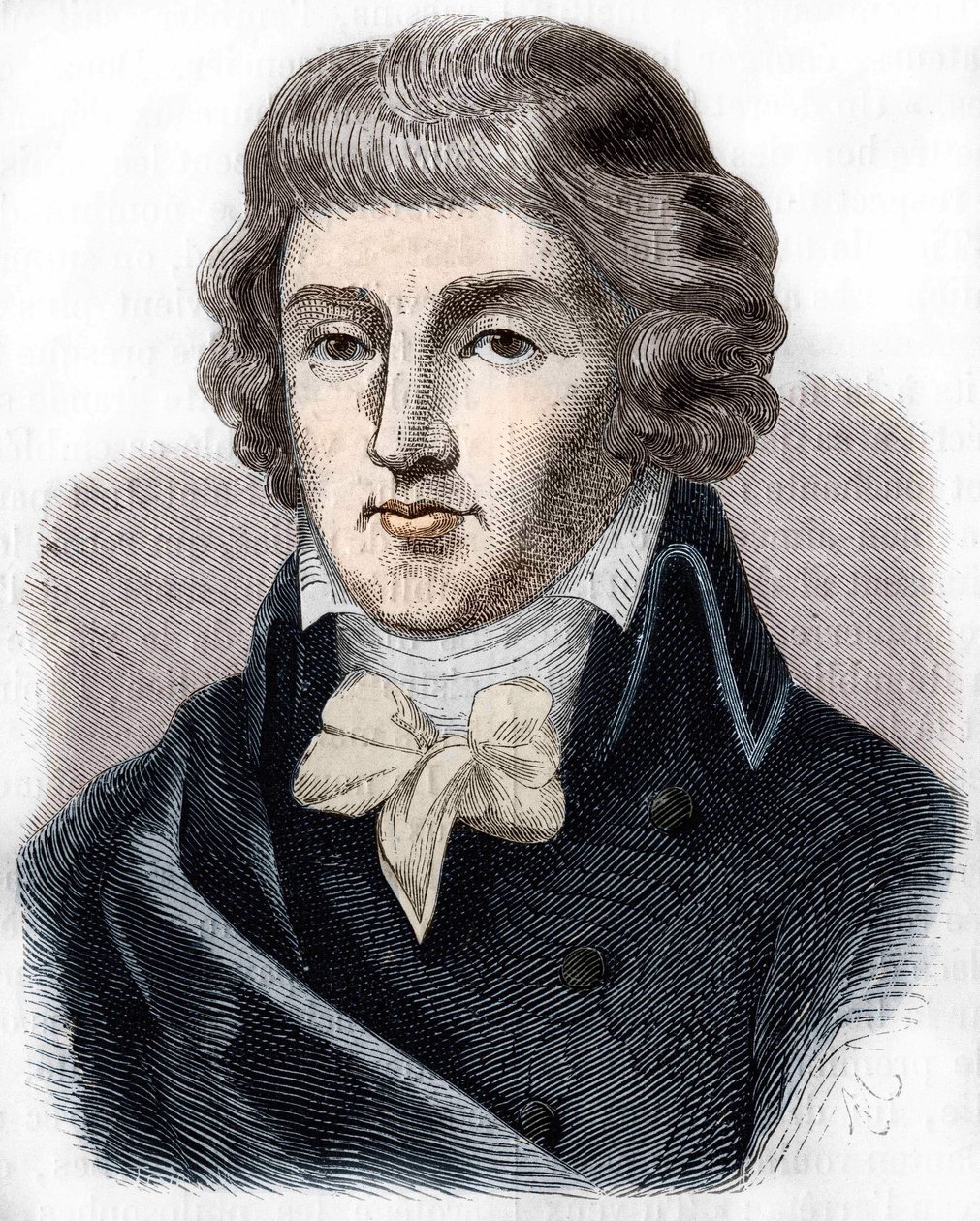 Ritratto di Louis Antoine Saint-Just (1767-1794), politico francese da Unknown artist