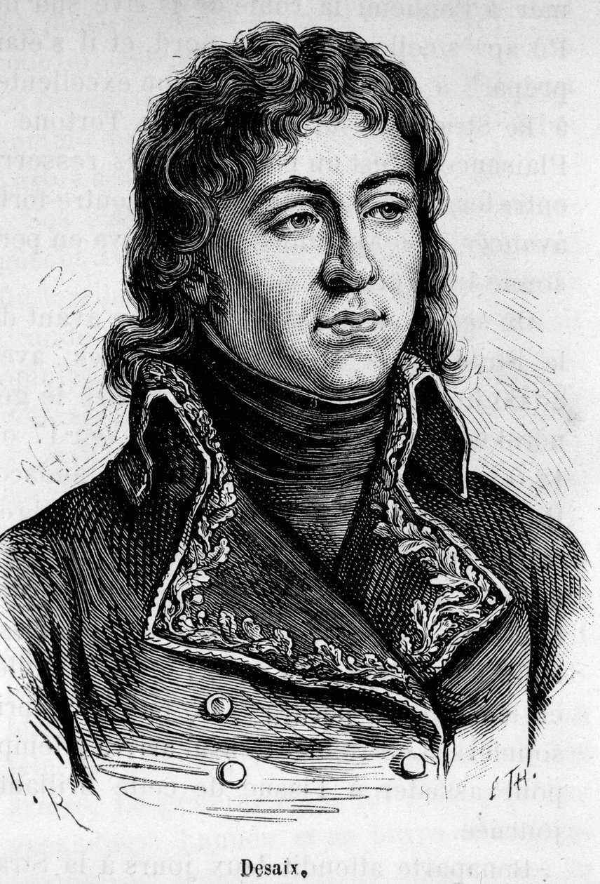 Ritratto di Louis Charles Antoine Desaix de Veygoux (1768-1800), generale francese. da Unknown artist