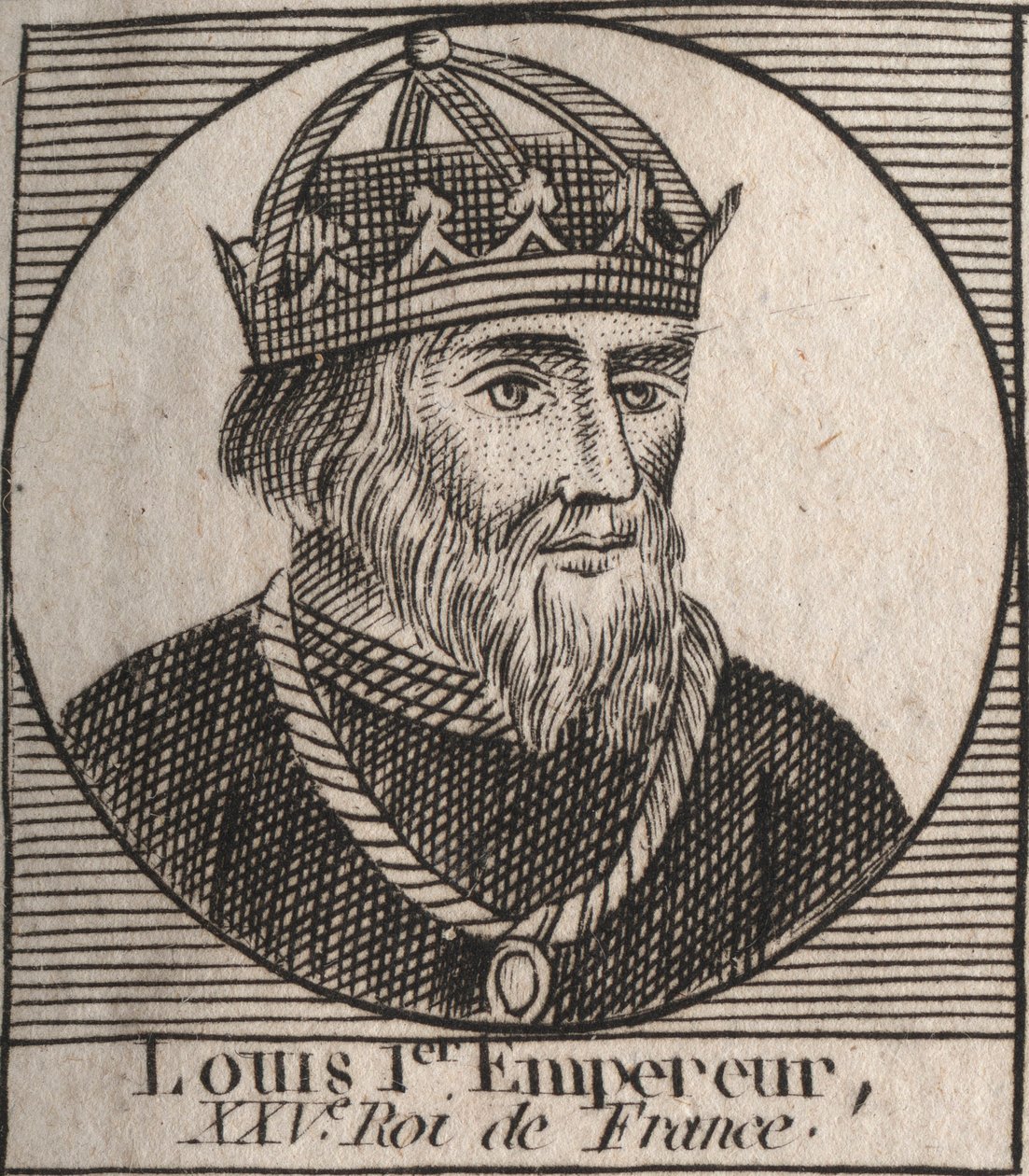 Ritratto di Luigi I il Pio da Unknown artist
