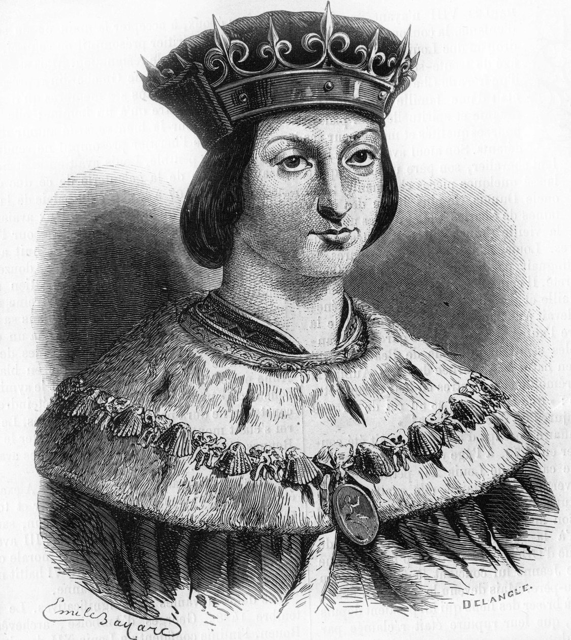Ritratto di Luigi XII (1462-1515), re di Francia. da Unknown artist