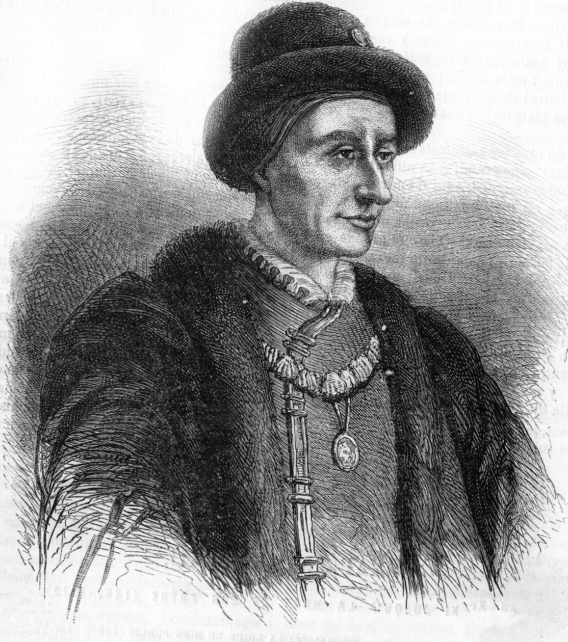 Ritratto di Luigi XI (1423-1483), re di Francia da Unknown artist