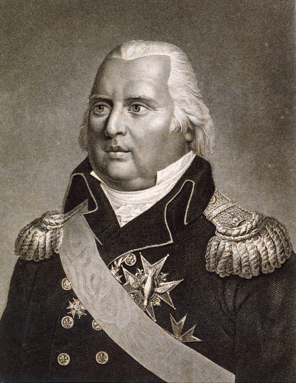 Ritratto di Luigi XVIII (1755-1824), re di Francia da Unknown artist