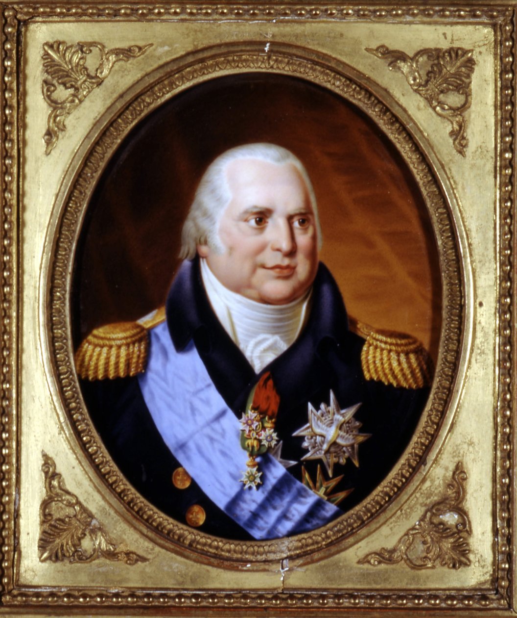 Ritratto di Luigi XVIII (1755 - 1824). Collezione privata da Unknown artist