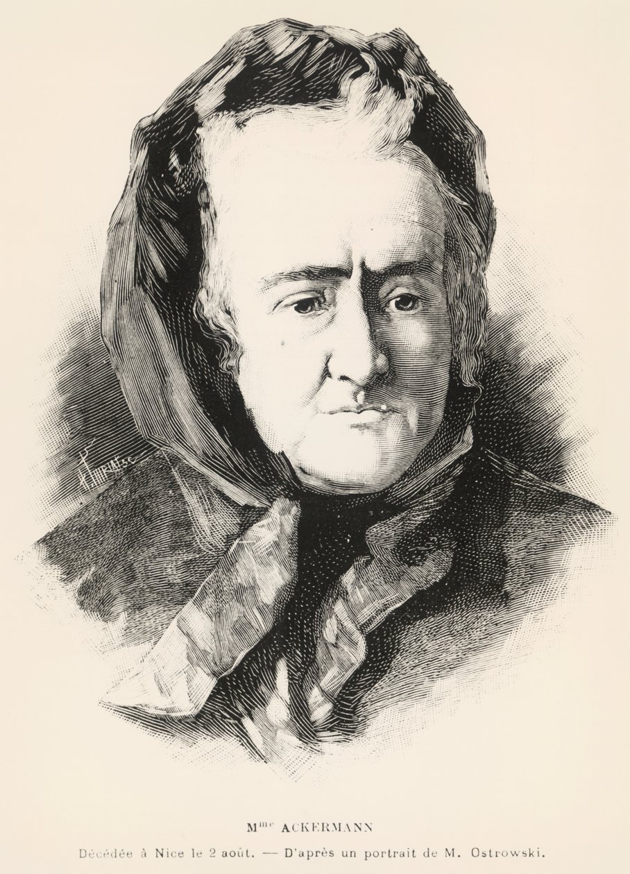 Ritratto di Louise-Victorine Ackermann da Unknown artist