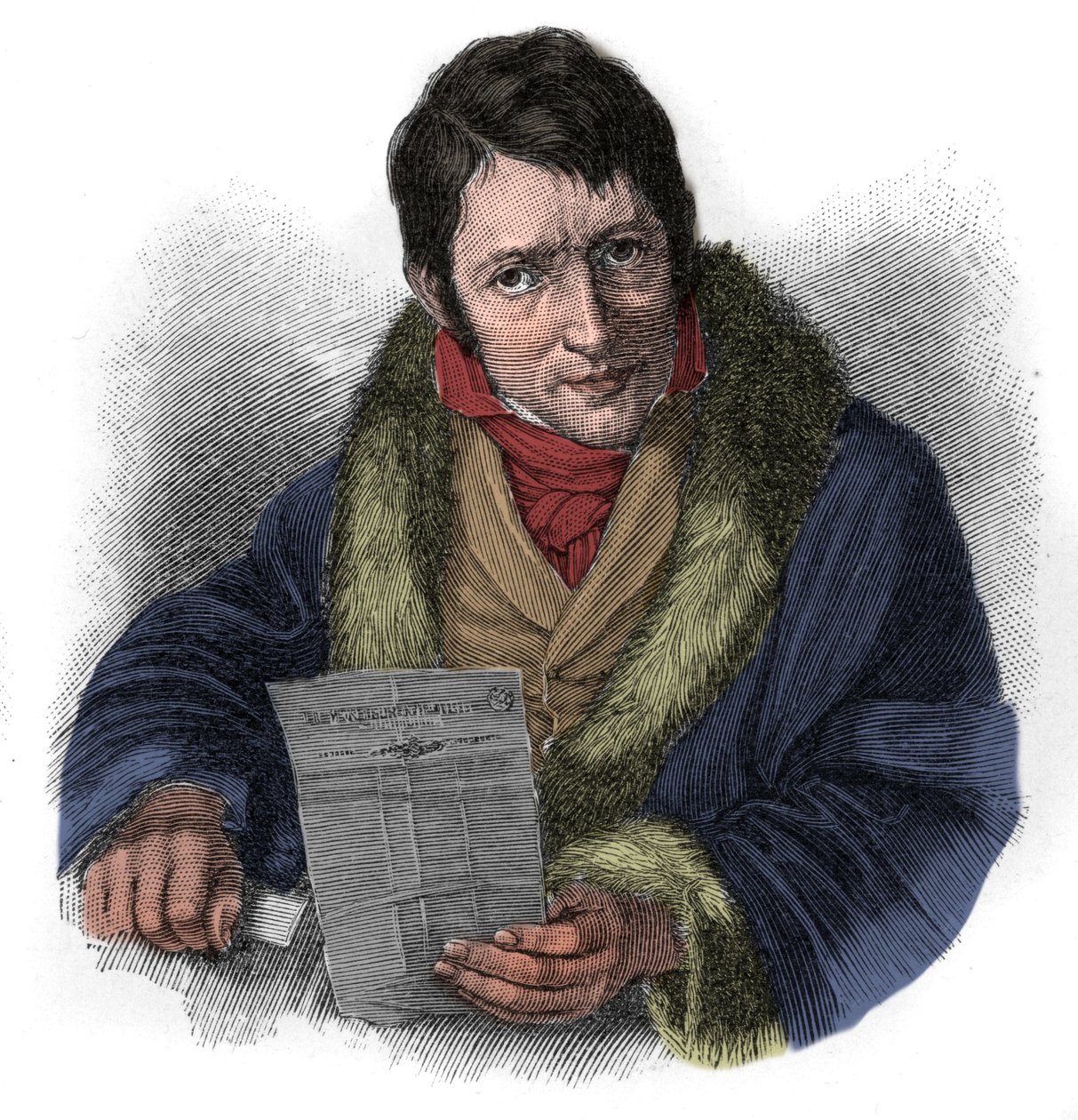 Ritratto di Ludwig Borne (1786-1837), scrittore tedesco da Unknown artist