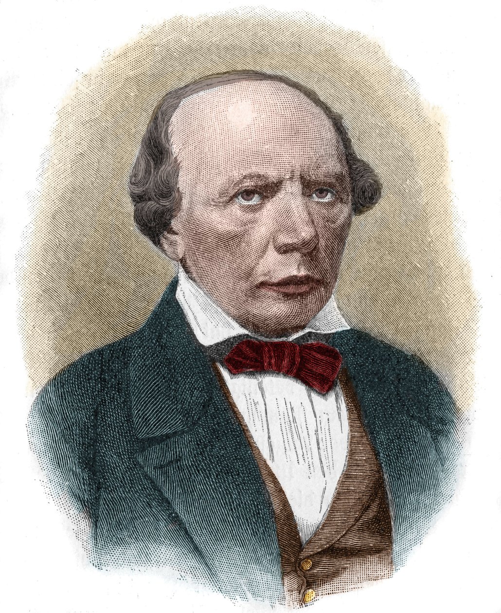 Ritratto di Ludwig Uhland, poeta romantico tedesco da Unknown artist