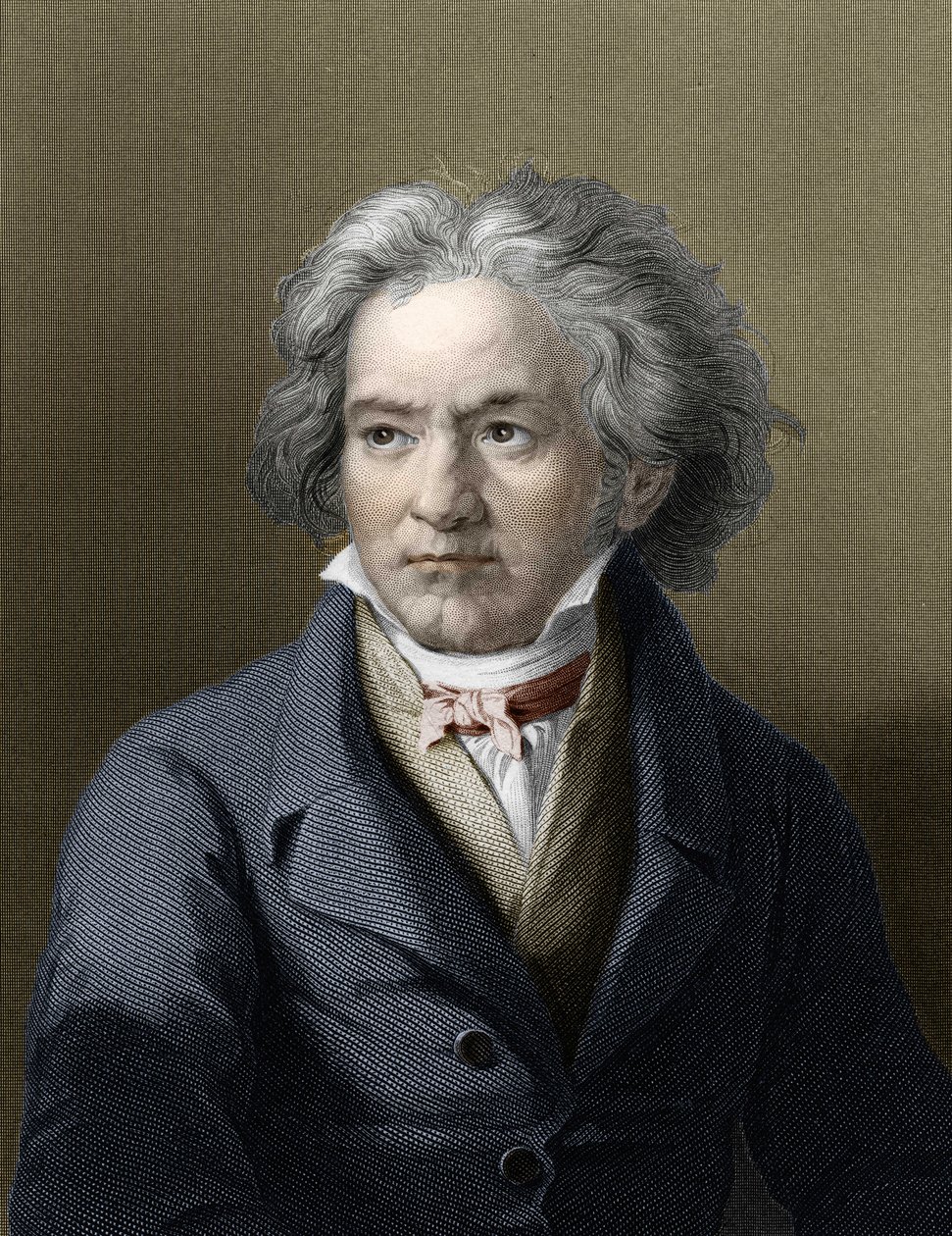 Ritratto di Ludwig van Beethoven (1770-1827), compositore tedesco da Unknown artist