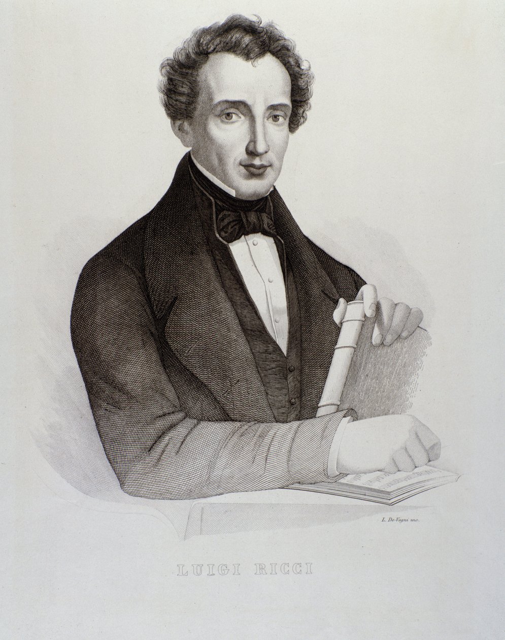 Ritratto di Luigi Ricci da Unknown artist