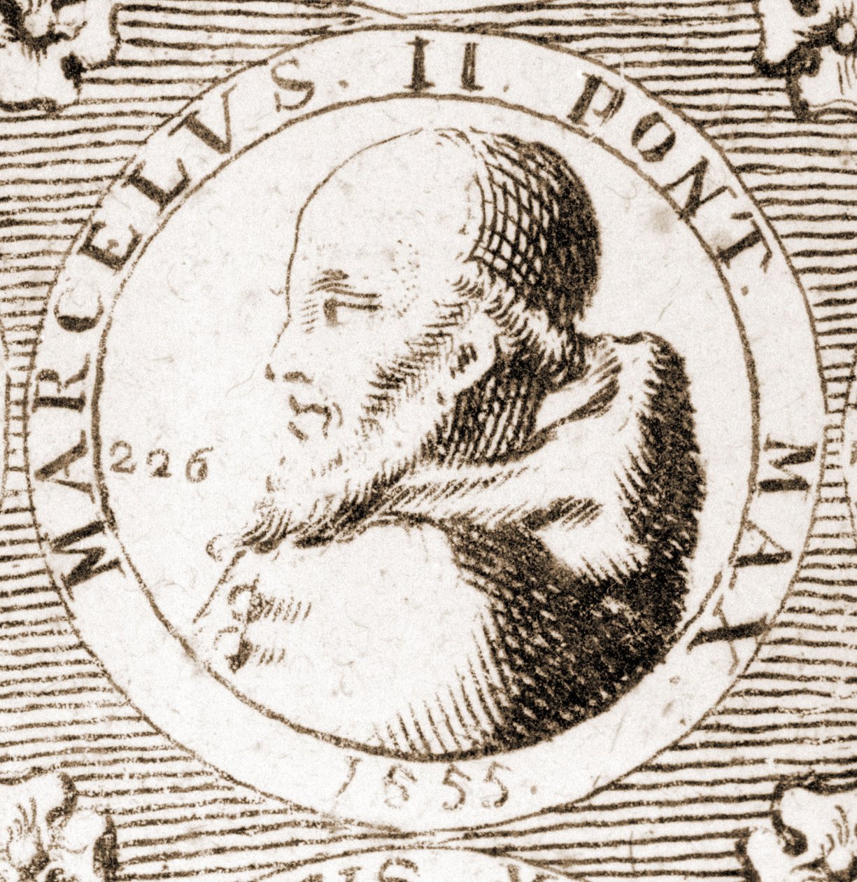 Ritratto di Marcello II (1501 - 1555). da Unknown artist