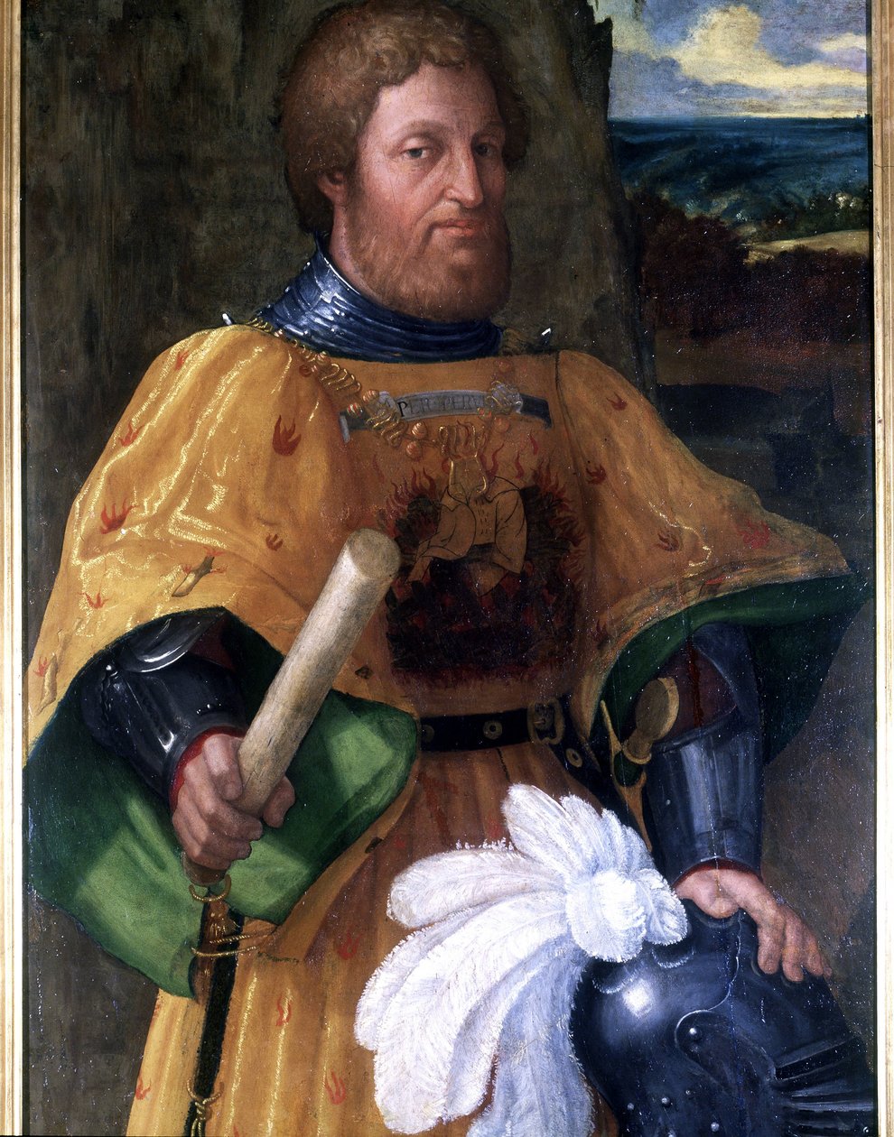 Ritratto di Marcoantonio Colonna, generale che partecipò alla Battaglia di Lepanto nel 1571. Dipinto dell