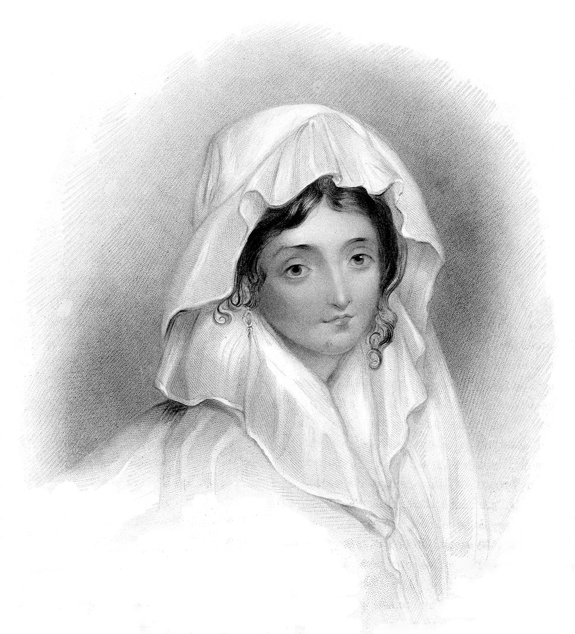 Ritratto di Margarita Cogni (incisione) da Unknown artist