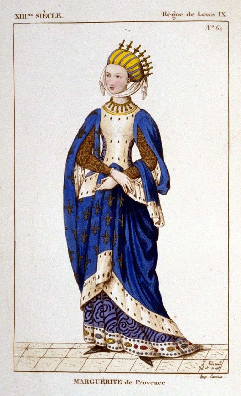 Ritratto di Margherita di Provenza (1221 - 1295), regina di Francia da Unknown artist