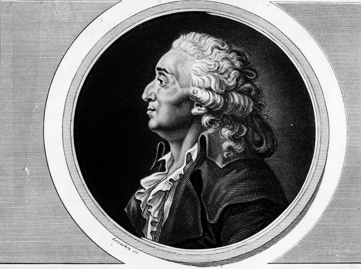 Ritratto di Marie Jean Antoine Nicolas de Caritat, Marchese di Condorcet (1743-1793), deputato alla Convenzione Nazionale e filosofo. Incisione nella "Collezione completa di dipinti storici della rivoluzione francese, in tre volumi." 1804 da Unknown artist