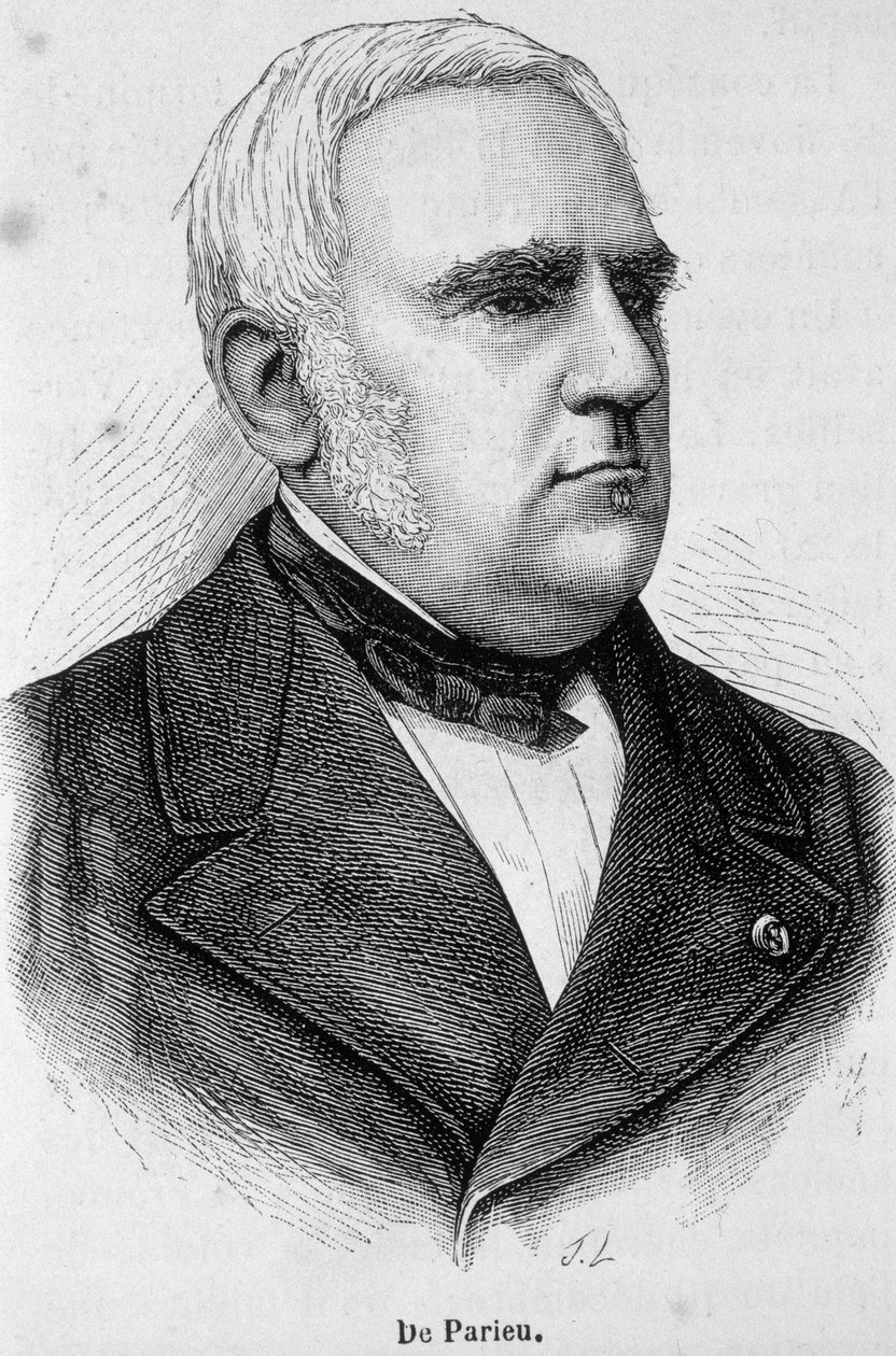 Ritratto di Marie Louis Esquirou de Parieu, politico francese (1815 - 1893) da Unknown artist