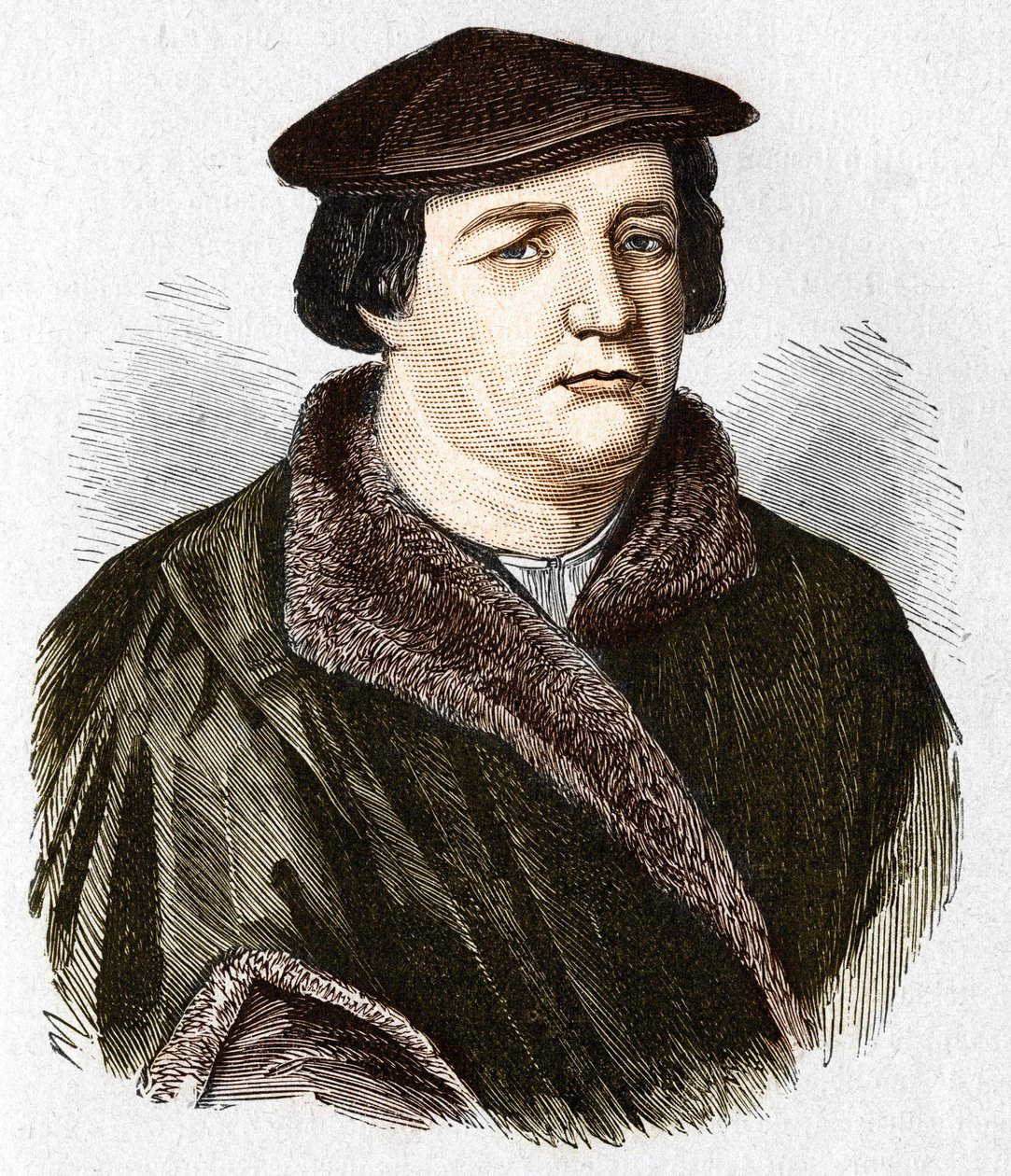 Ritratto di Martin Lutero, teologo protestante tedesco e riformatore da Unknown artist
