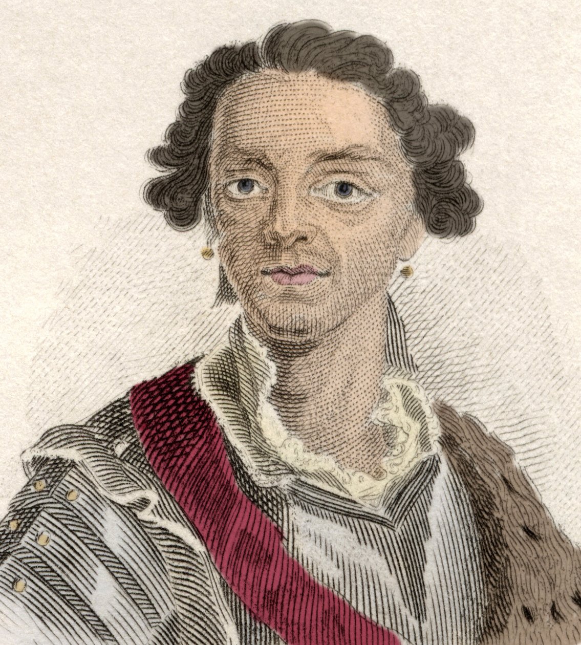 Ritratto di Maurizio di Sassonia (Hermann Moritz) (1696-1750), detto 