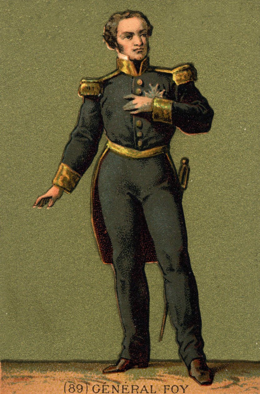 Ritratto di Maximilien Sébastien Foy. Generale e politico francese (1775-1825) da Unknown artist