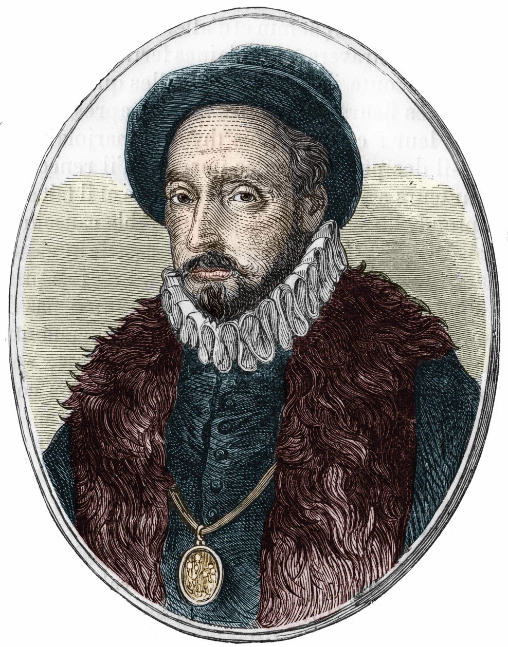 Ritratto di Michel de Montaigne (1533-1592), scrittore francese da Unknown artist
