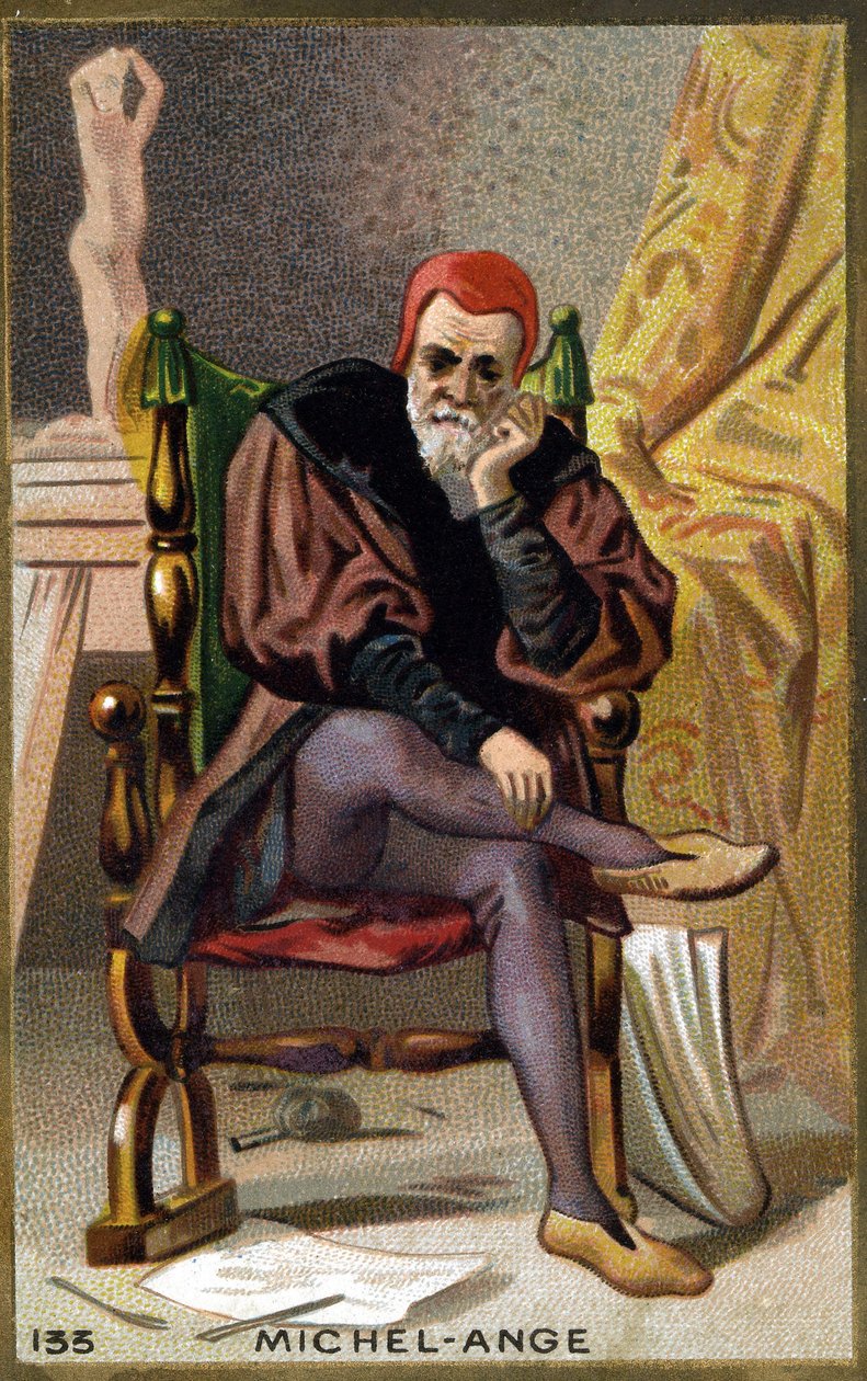 Ritratto di Michelangelo Buonarroti detto Michelangelo da Unknown artist