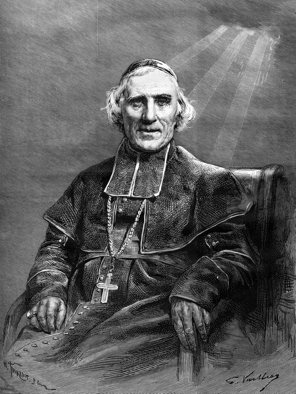Ritratto di Monsignor Joseph Hippolyte Guibert (1802-1886). da Unknown artist