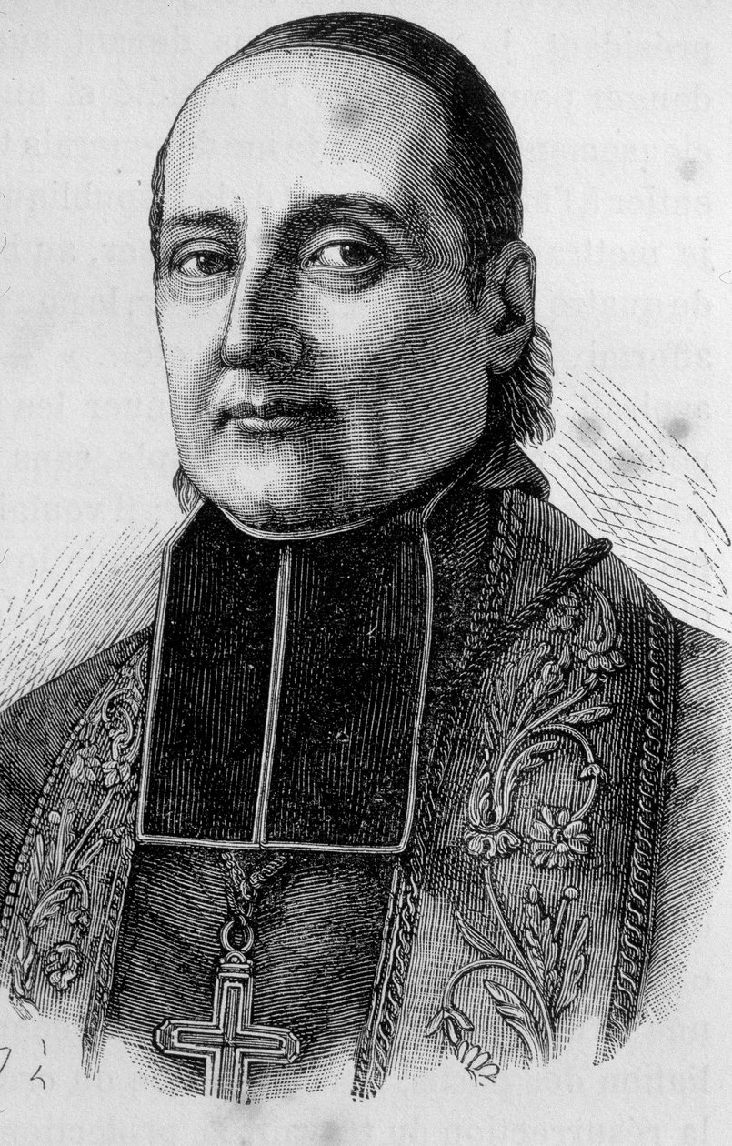 Ritratto di Monsignor Sibour, prelato francese (1792 -1857) da Unknown artist