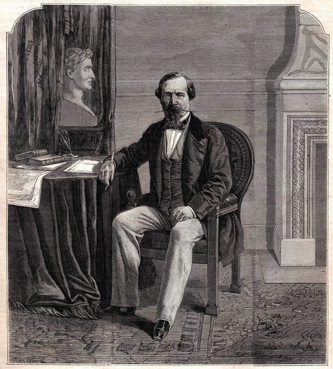 Ritratto di Napoleone III (1808 - 1873) da Unknown artist