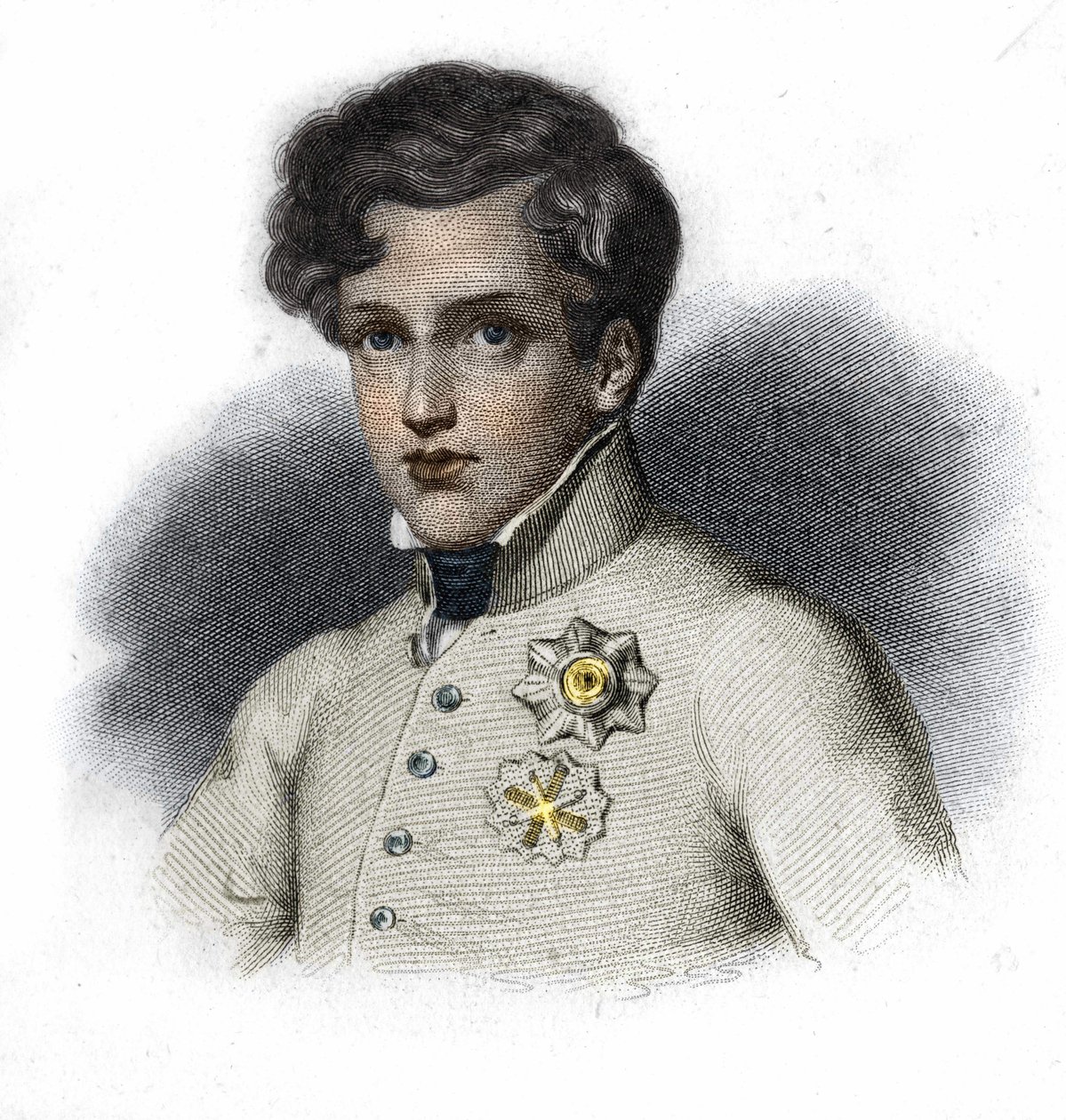 Ritratto di Napoleone II, figlio di Napoleone I, duca di Reichstadt (1811-1832) da Unknown artist
