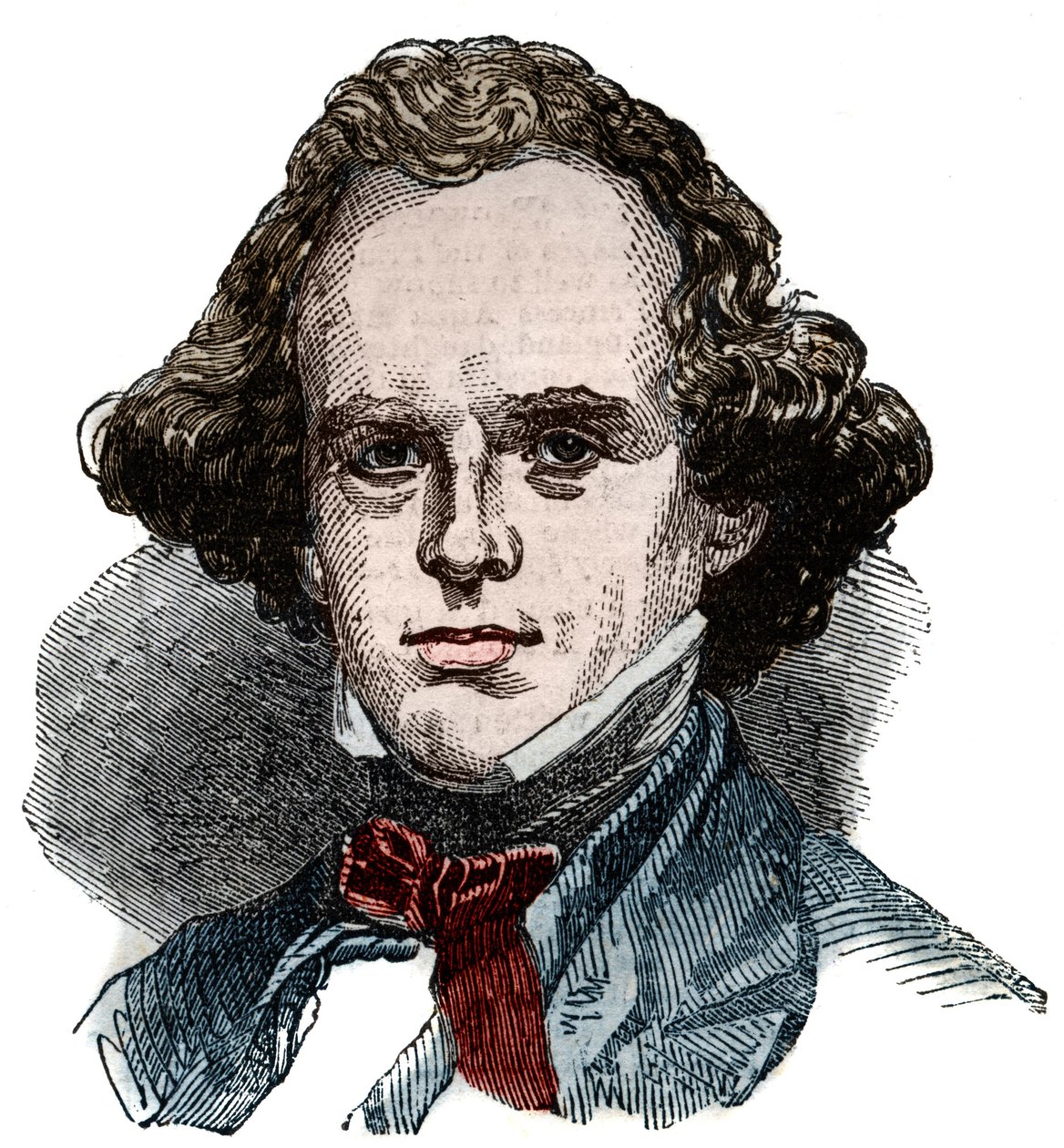 Ritratto di Nathaniel Hawthorne (1804-1864), scrittore americano da Unknown artist