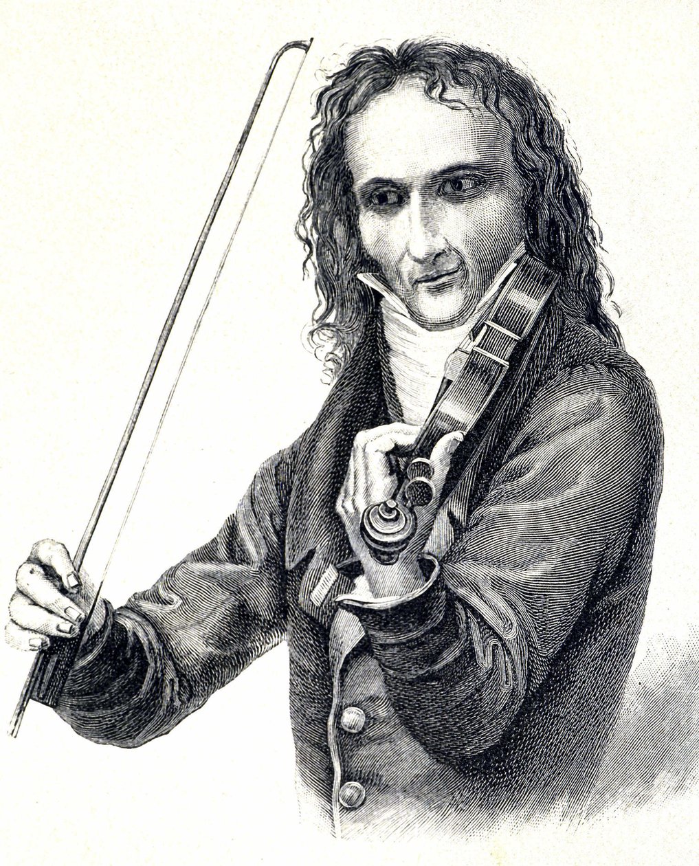 Ritratto di Niccolò Paganini (1782 - 1840) da Unknown artist