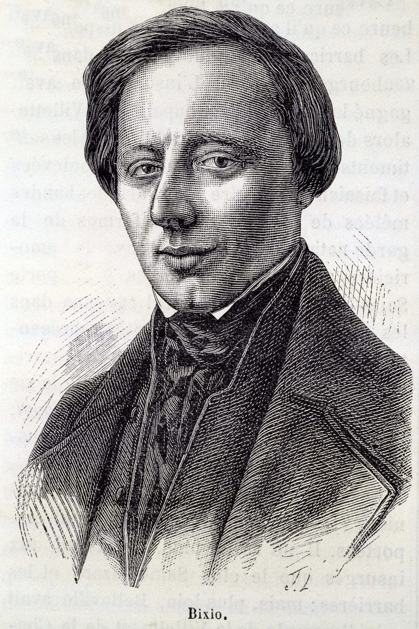 Ritratto di Nino Bixio (1821-1873), militare e politico italiano da Unknown artist