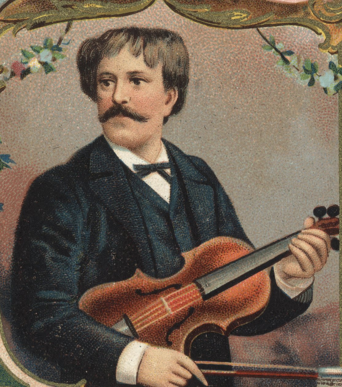 Ritratto di Pablo de Sarasate (1844-1908), con il suo nome completo Pablo Martín Melitón de Sarasate y Navascués, violinista e compositore spagnolo da Unknown artist
