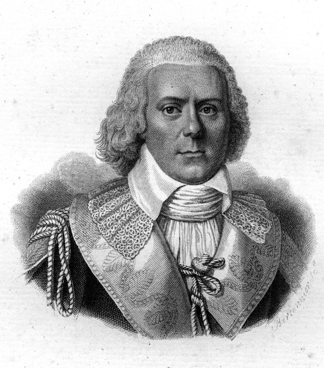 Ritratto di Paul de Barras (1755-1829), politico francese, incisione del XIX secolo da Unknown artist