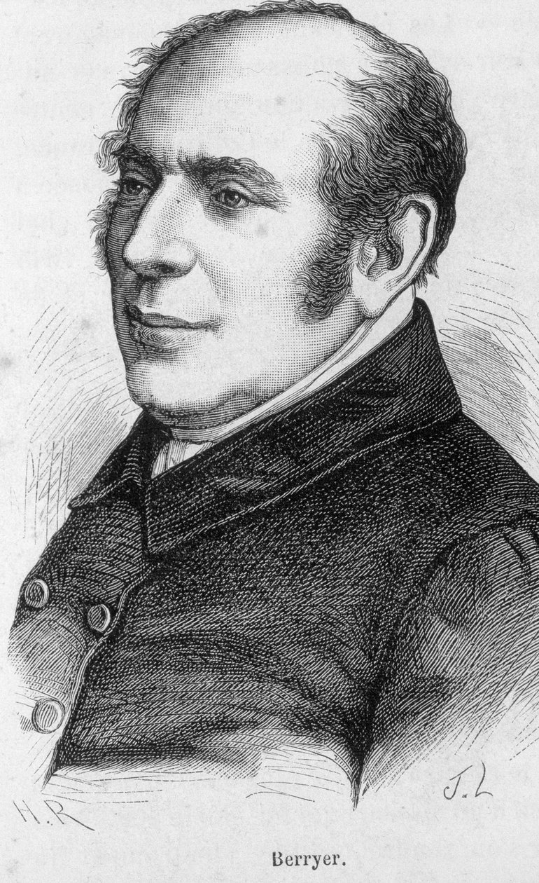 Ritratto di Pierre Antoine (Pierre-Antoine) Berryer (1790-1868) (Berryer fils), avvocato e politico francese da Unknown artist