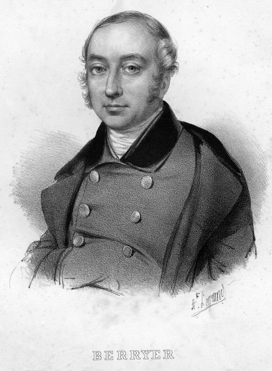 Ritratto di Pierre Antoine Berryer (1790-1868) (Berryer fils), avvocato e politico francese da Unknown artist