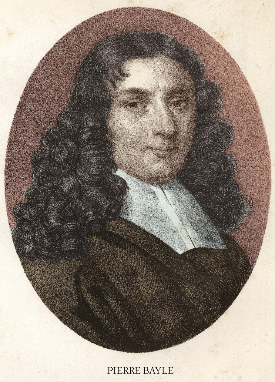 Ritratto di Pierre Bayle filosofo e scrittore francese (1647-1706) da Unknown artist