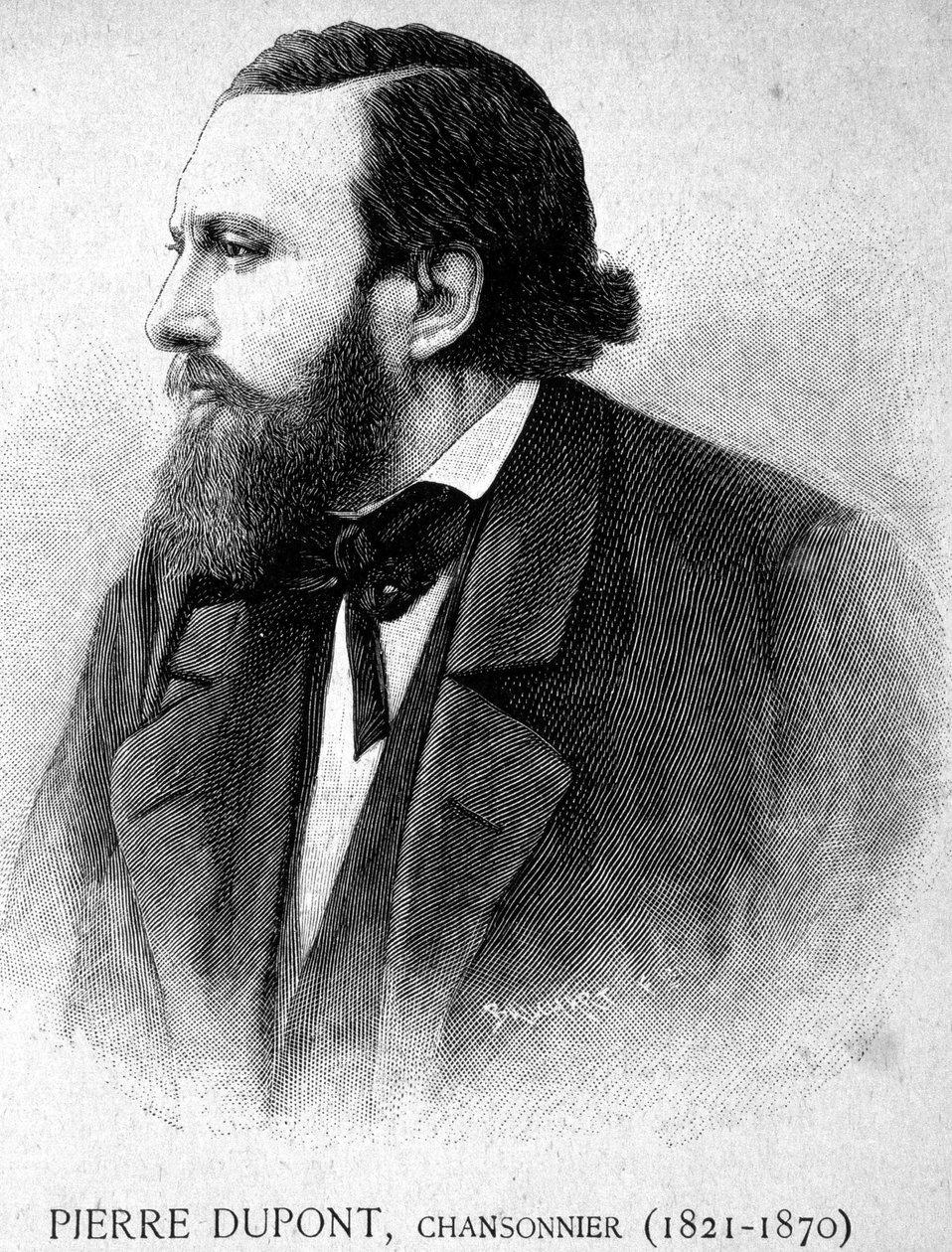 Ritratto di Pierre Dupont, chansonnier (1821 - 1870) - in 