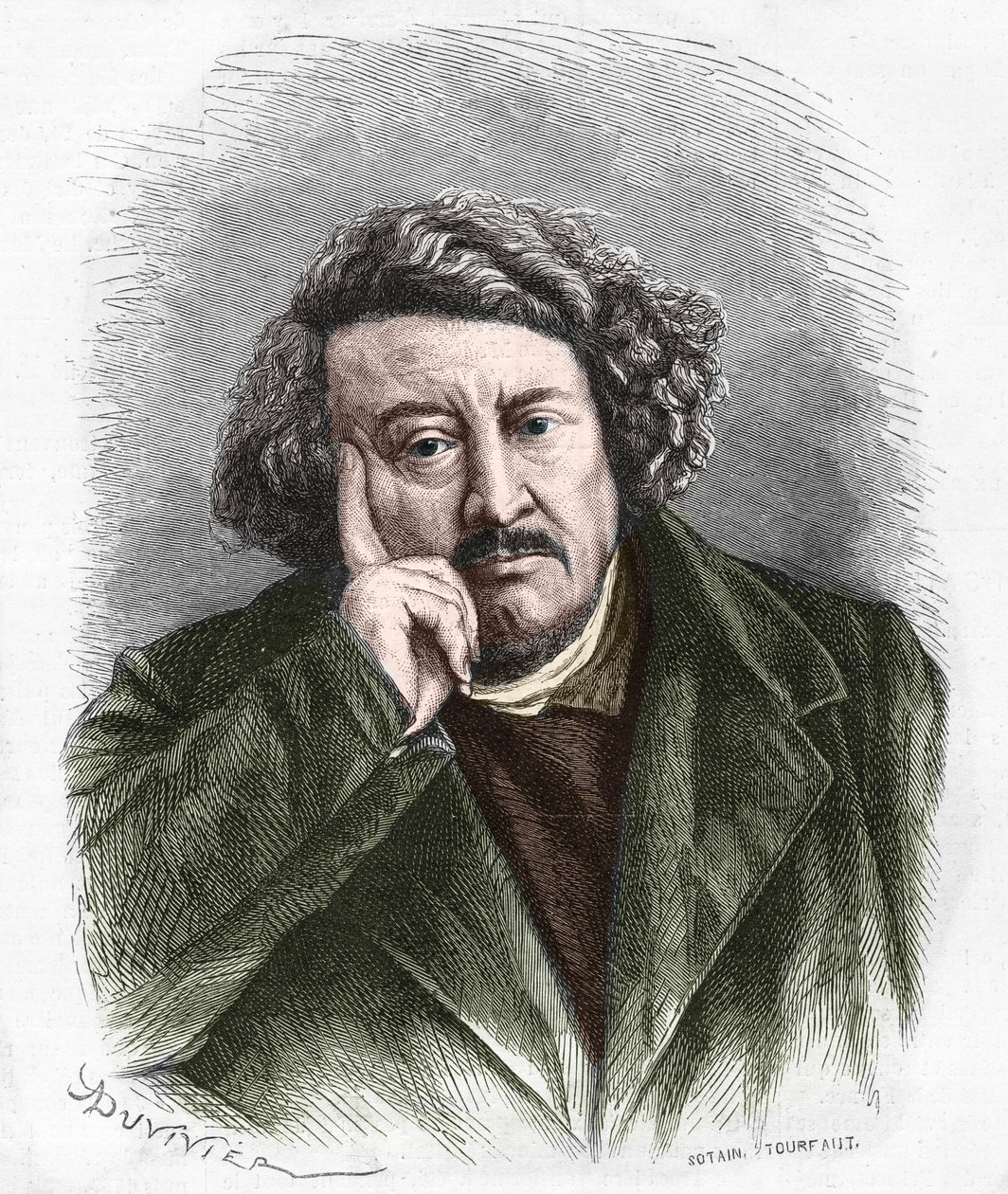 Ritratto di Pierre Leroux, filosofo, pubblicista e politico francese (1797 - 1871) da Unknown artist