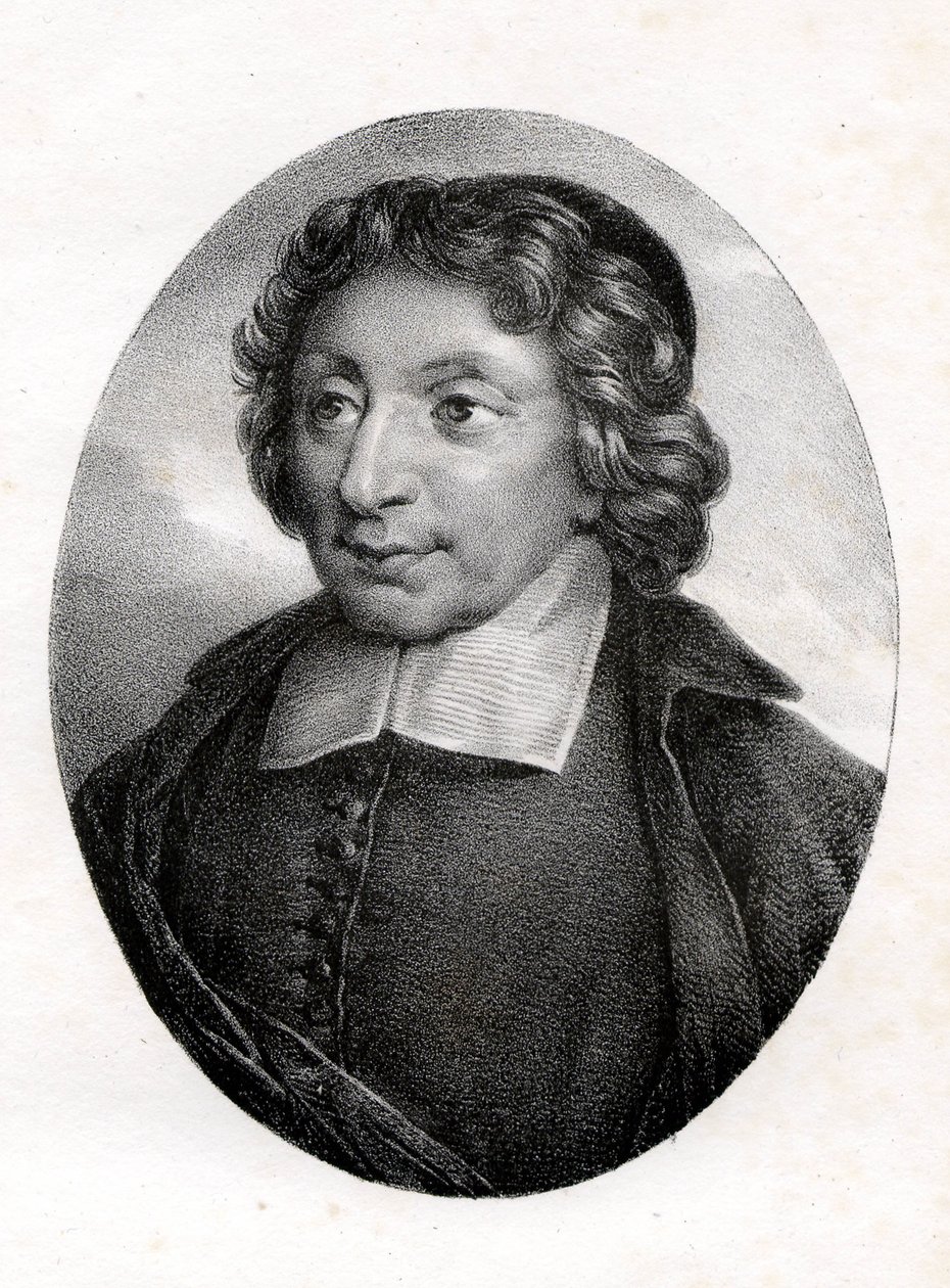 Ritratto di Pierre Nicole (1625-1695), ardente difensore del giansenismo da un dipinto del Port Royal da Unknown artist