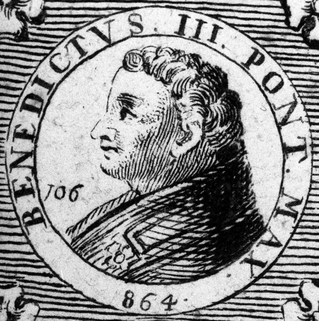Ritratto di Papa Benedetto III da Unknown artist