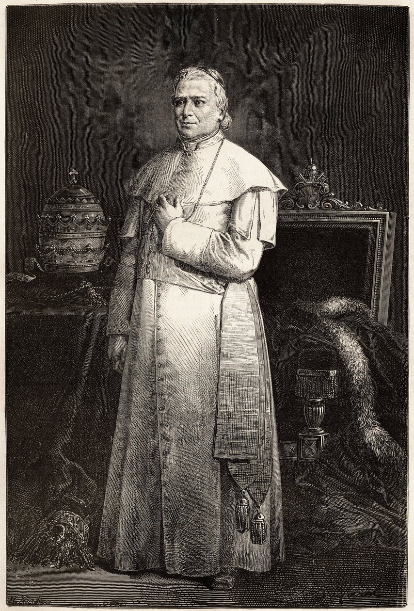 Ritratto di Papa Pio IX (Giovanni Maria Mastai Ferretti) da Unknown artist
