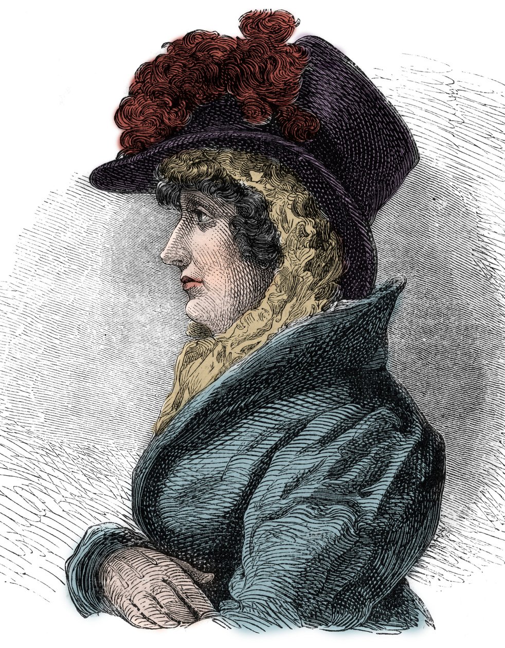 Ritratto della regina Carolina di Brunswick (1768-1821), moglie di Giorgio IV, re d